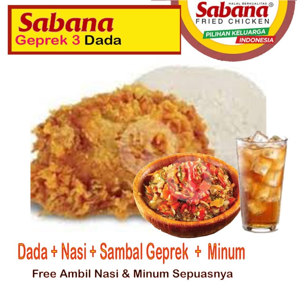 Geprek 3 dada